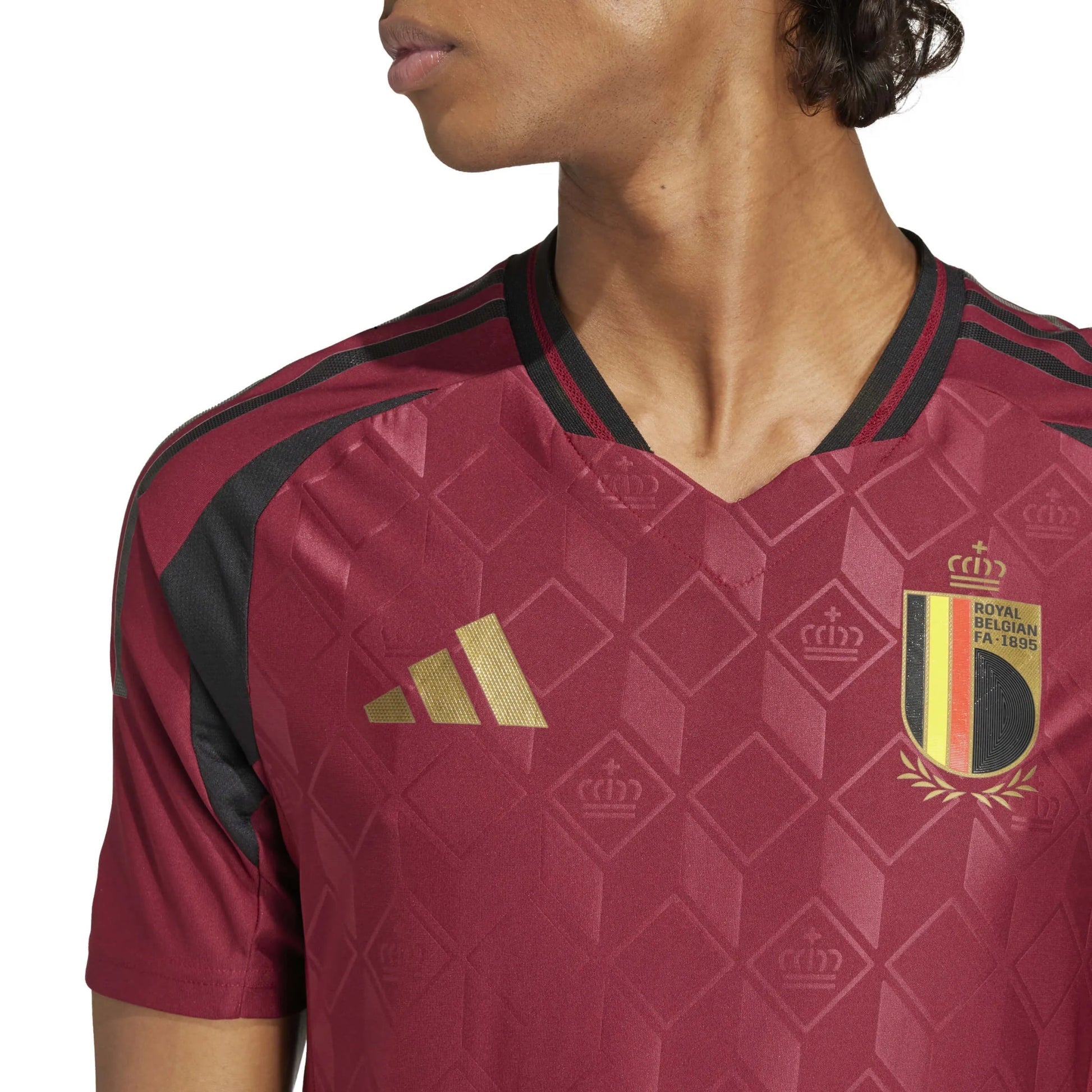 Belgium 2024-25  Men's Authentic Home Soccer Jersey