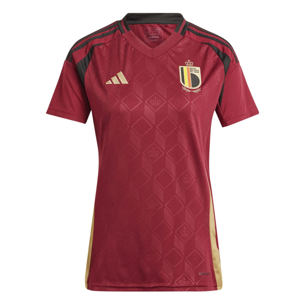 Belgium 2024-25  Women's Stadium Home Soccer Jersey