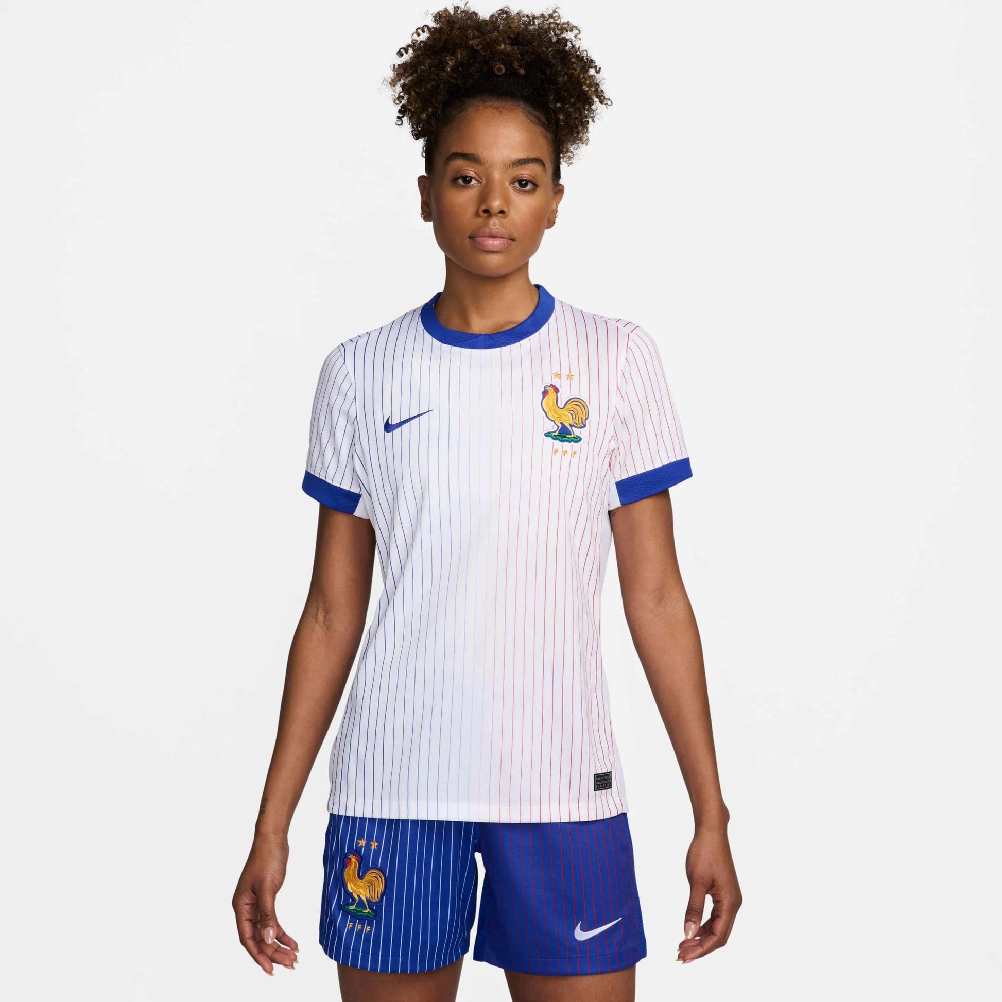 France 2024-25  Women's Stadium Away Soccer Jersey