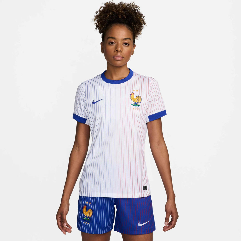 France 2024-25  Women's Stadium Away Soccer Jersey