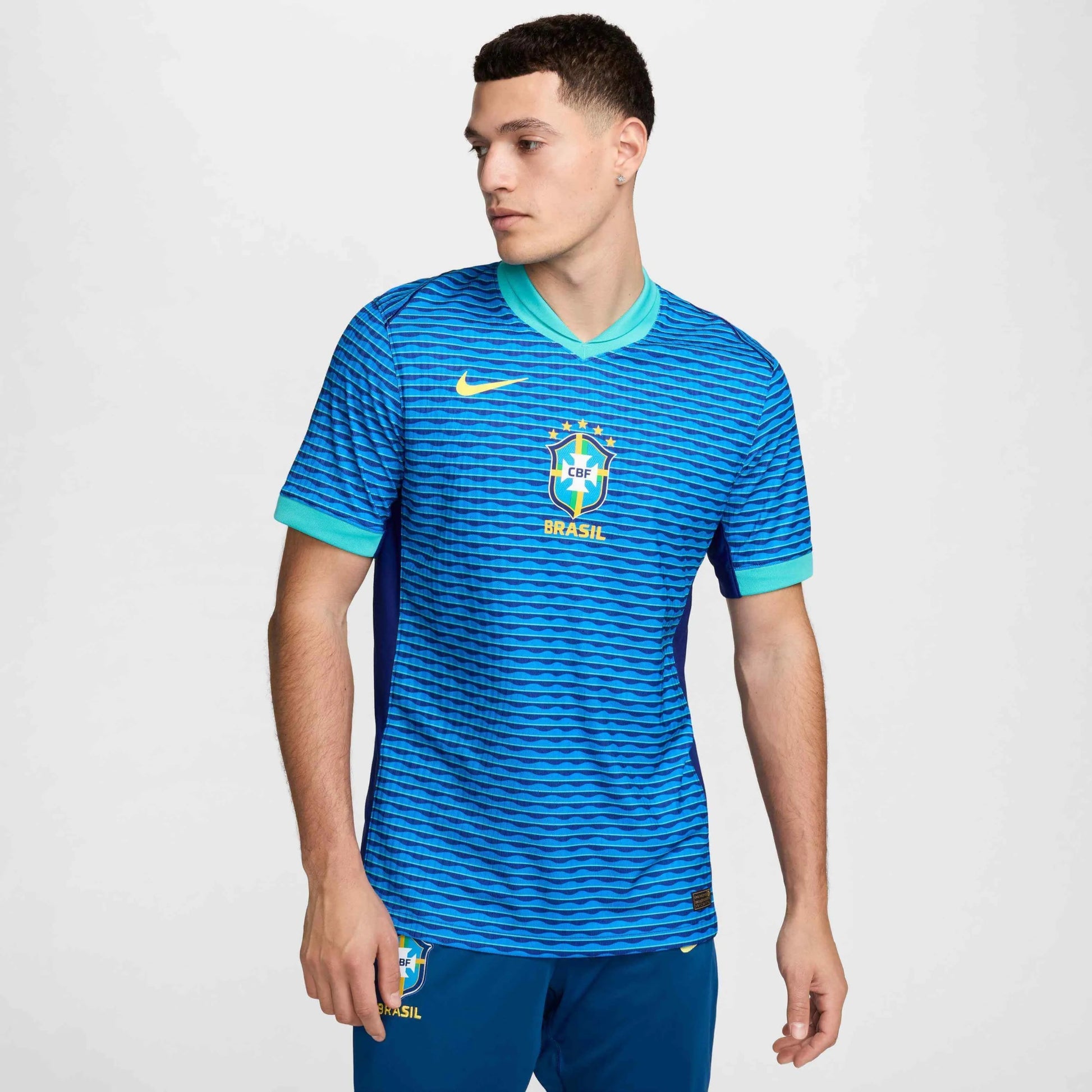 Brazil 2024-25  Men's Authentic Away Soccer Jersey