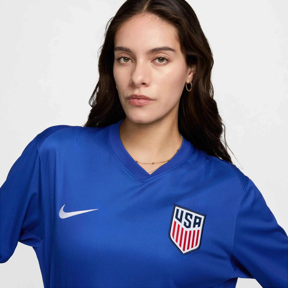USA 2024-25  Men's Stadium Away Long-Sleeve Soccer Jersey