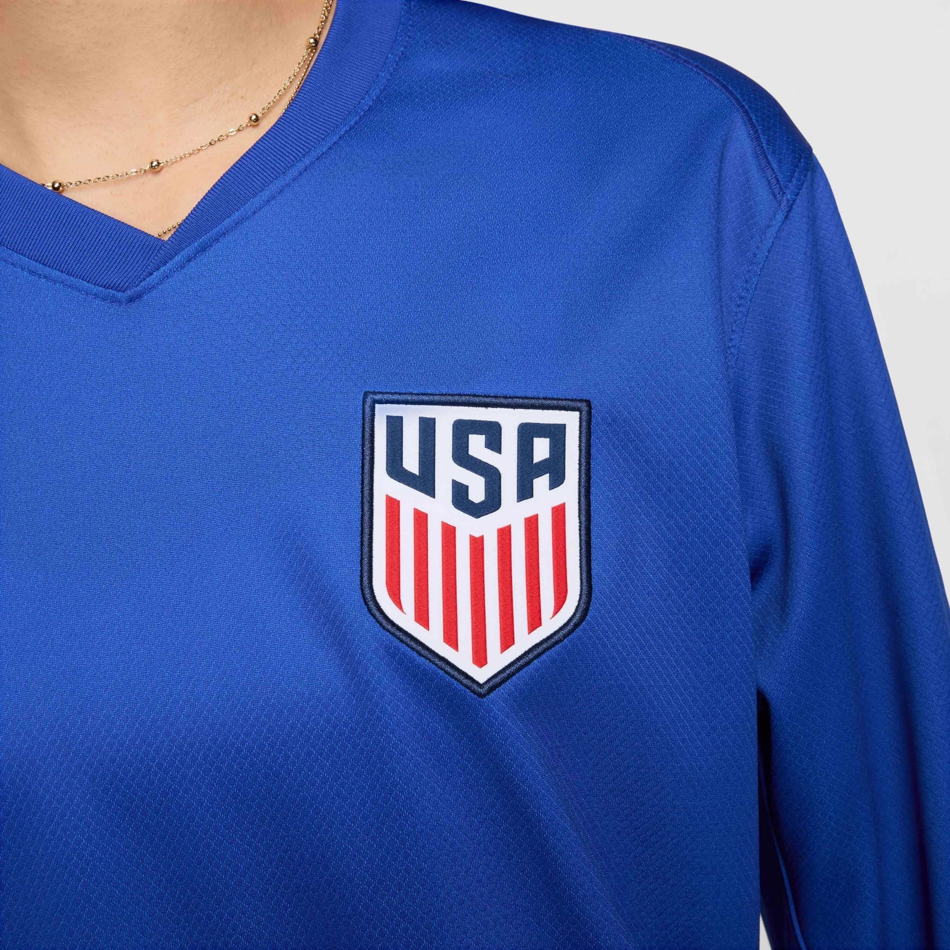 USA 2024-25  Men's Stadium Away Long-Sleeve Soccer Jersey