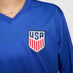 USA 2024-25  Men's Stadium Away Long-Sleeve Soccer Jersey