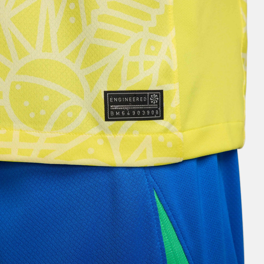 Brazil 2024-25  Men's Stadium Home Soccer Jersey