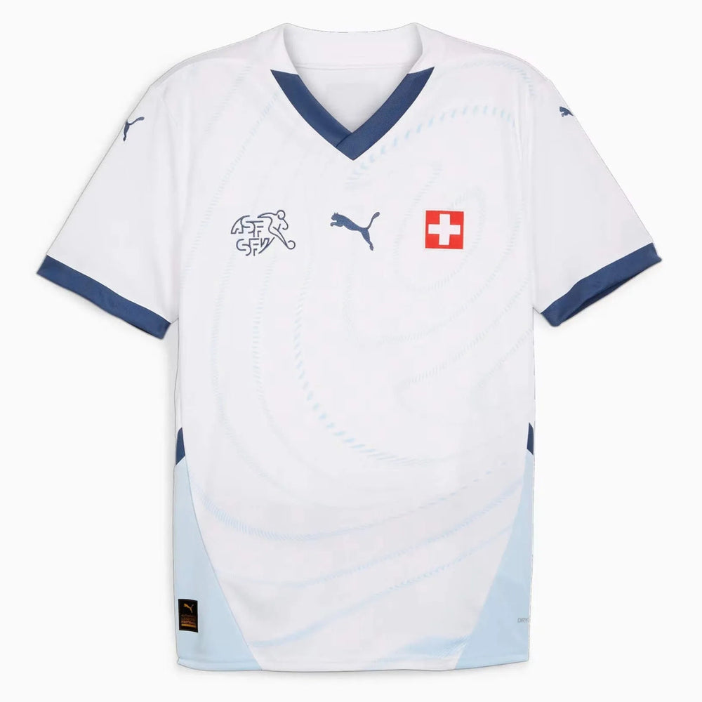 Switzerland 2024-25  Stadium Away Soccer Jersey