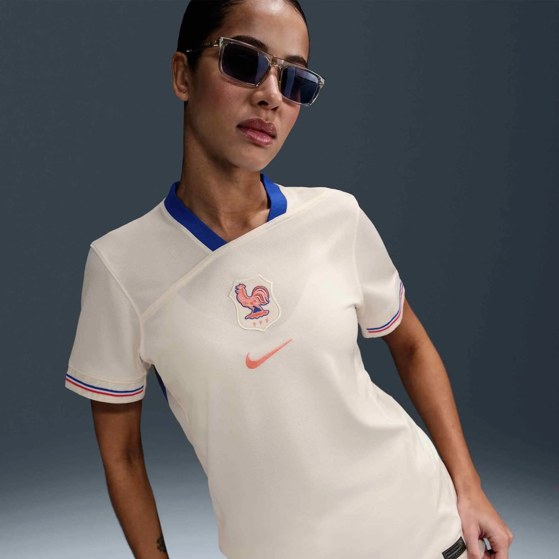 France 2025  Women's Stadium Away Soccer Jersey