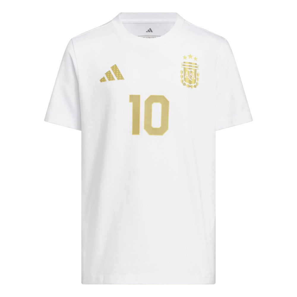 Argentina 2026  Youth Messi Name And Number Tee