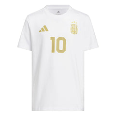Argentina 2026  Youth Messi Name And Number Tee