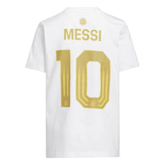 Argentina 2026  Youth Messi Name And Number Tee