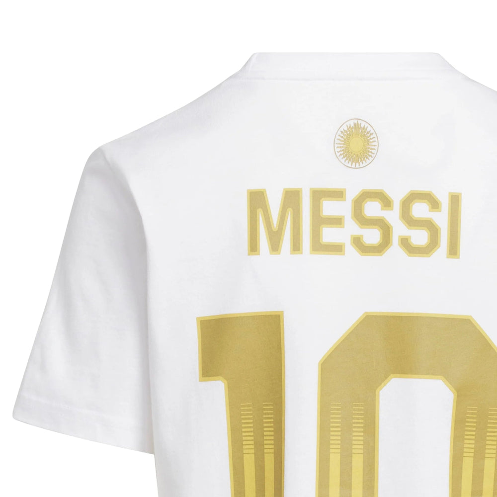 Argentina 2026  Youth Messi Name And Number Tee