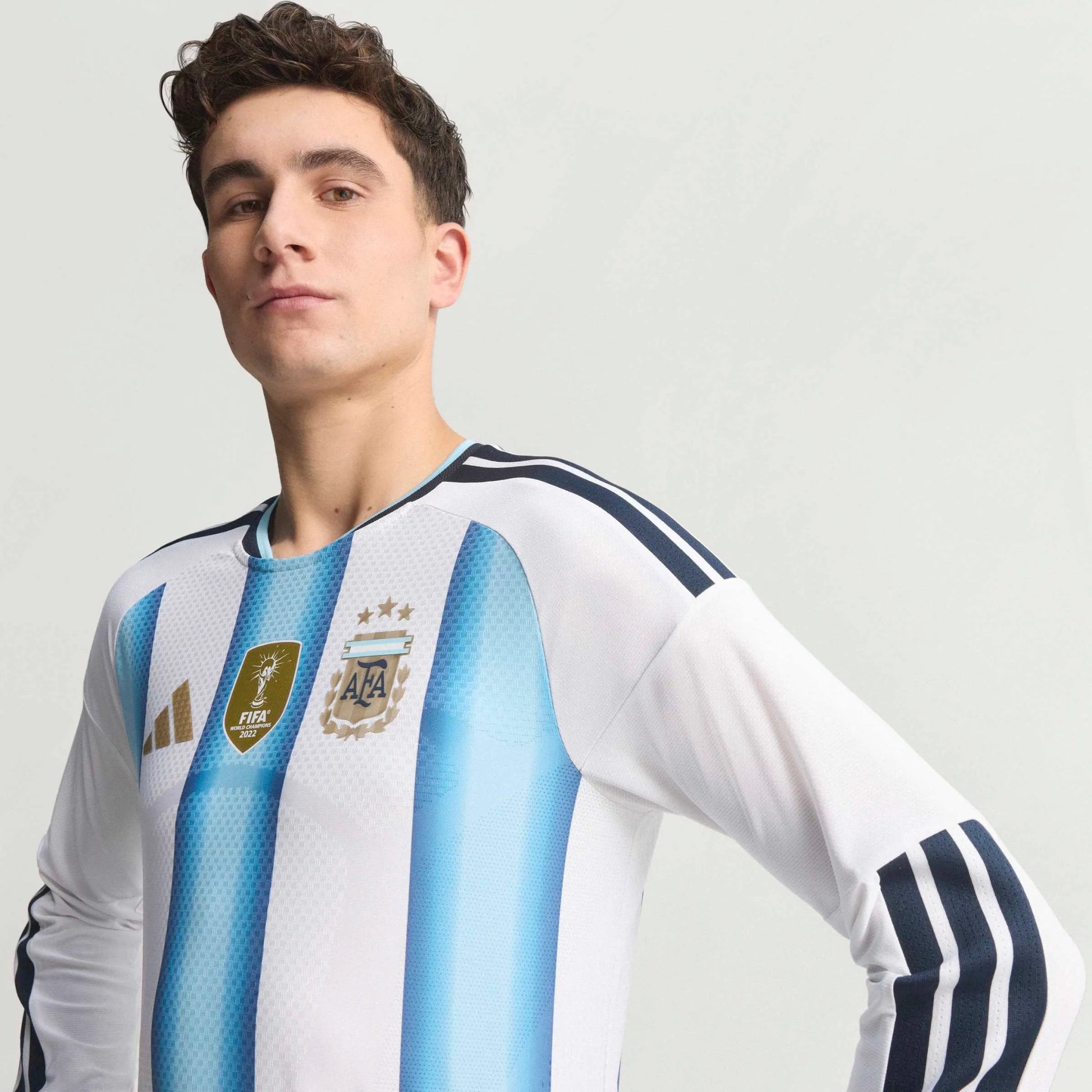 Argentina 2026  Men's Authentic Home Long-Sleeve Soccer Jersey