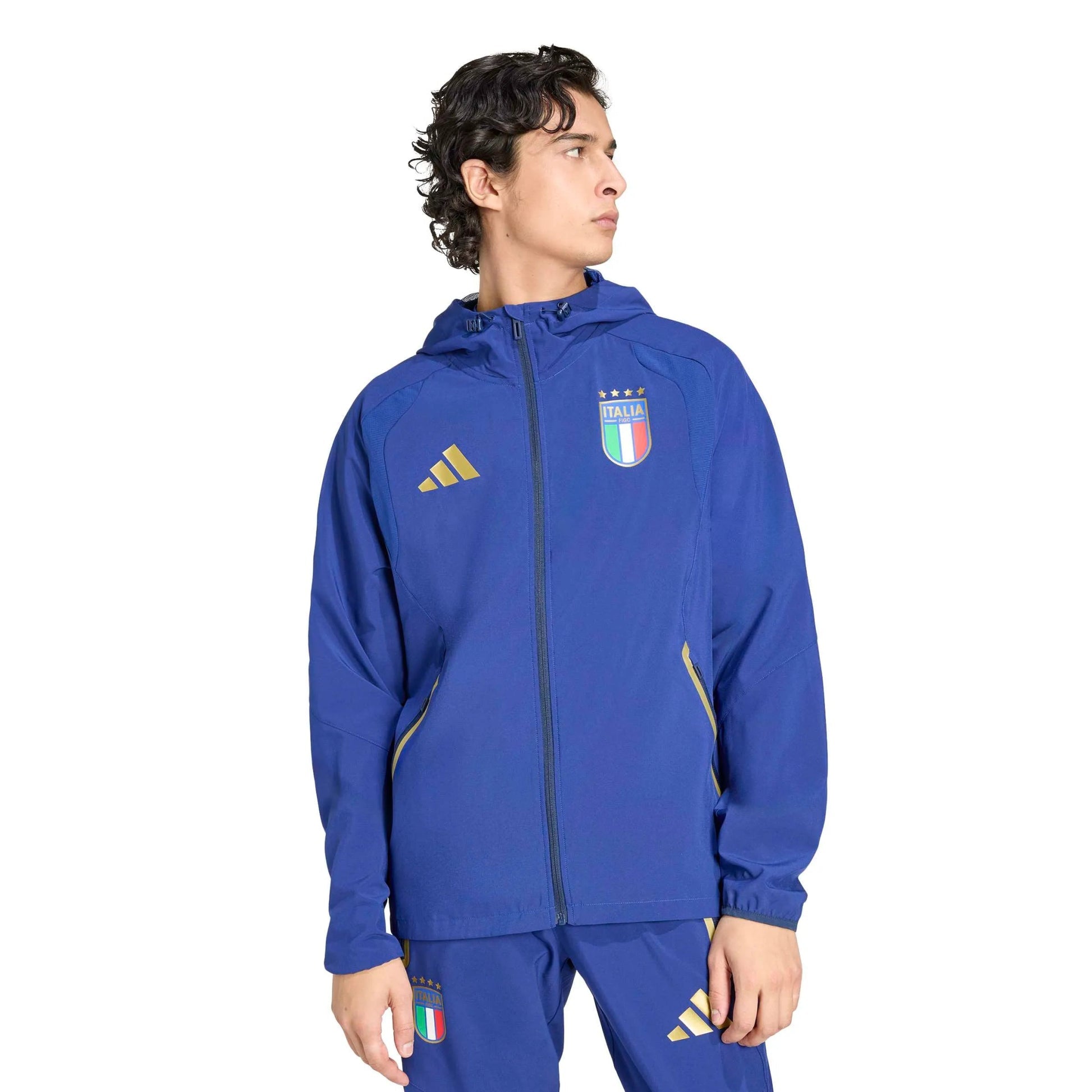 Italy 2026  Men's Tiro Travel Full Zip Windbreaker