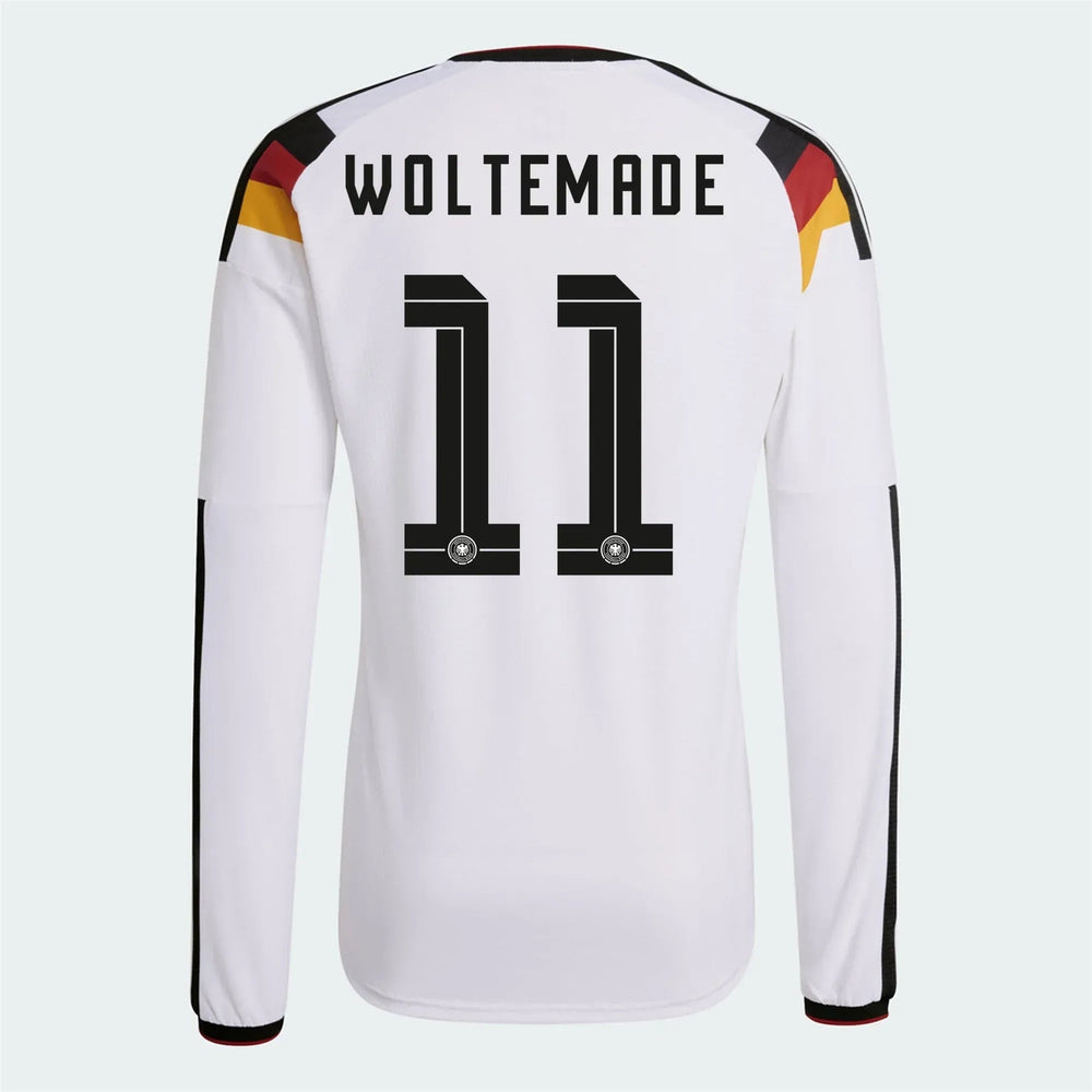 Germany 2026  Men's Authentic Home Long-Sleeve Soccer Jersey