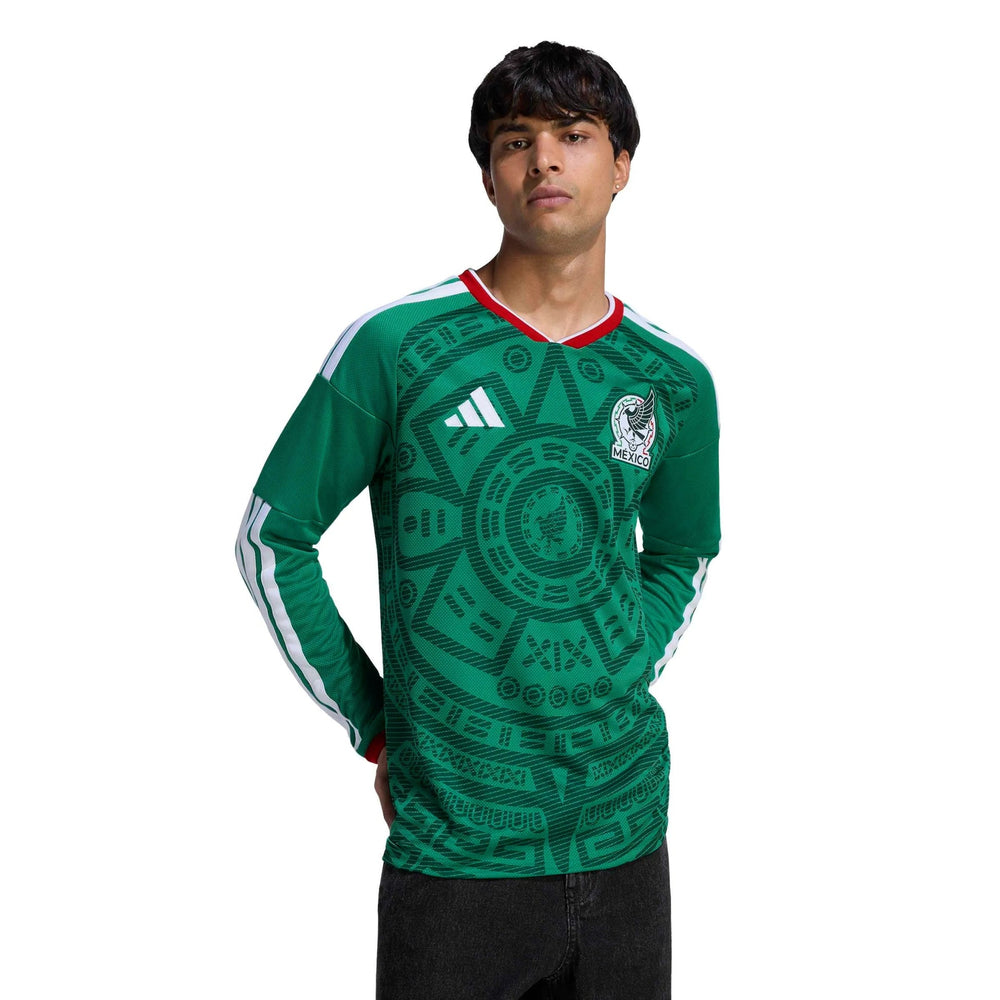 Mexico 2026  Men's Stadium Home Long-Sleeve Soccer Jersey