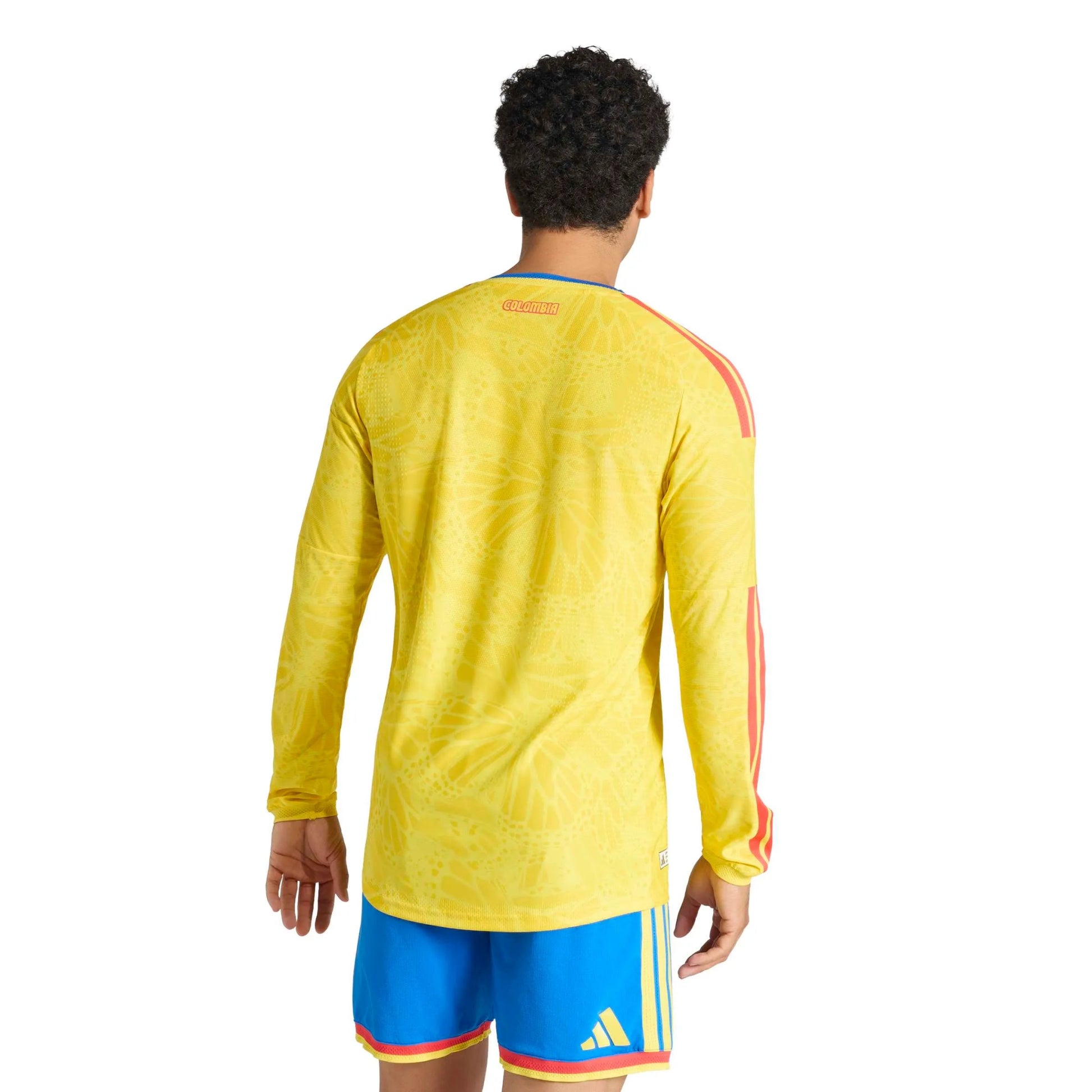 Colombia 2026  Men's Authentic Home Long-Sleeve Soccer Jersey