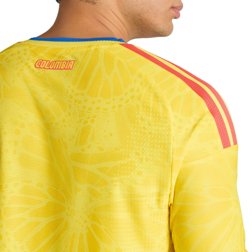 Colombia 2026  Men's Authentic Home Long-Sleeve Soccer Jersey