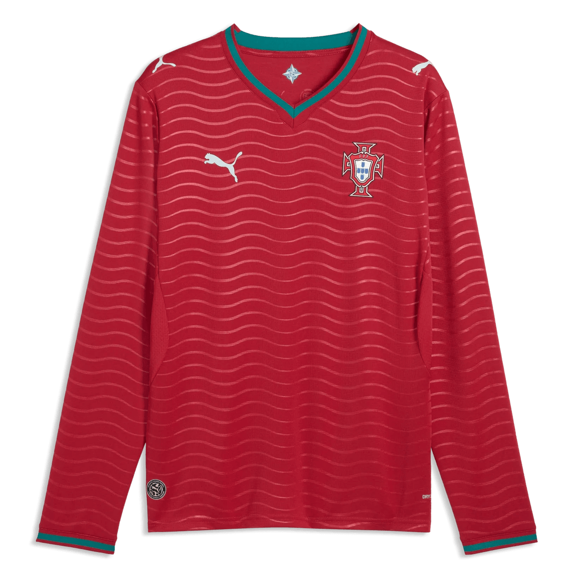 Portugal 2026  Men's Stadium Home Long-Sleeve Soccer Jersey
