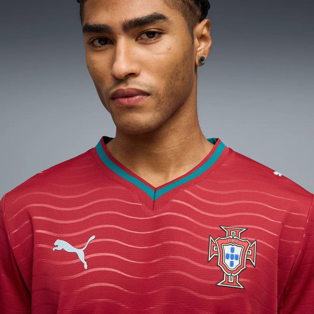 Portugal 2026  Men's Stadium Home Long-Sleeve Soccer Jersey