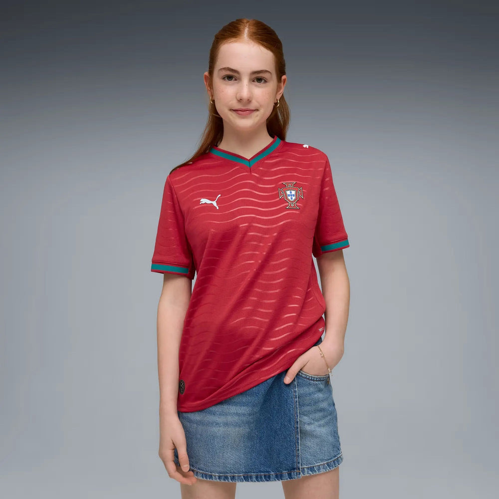 Portugal 2026  Youth Stadium Home Soccer Jersey