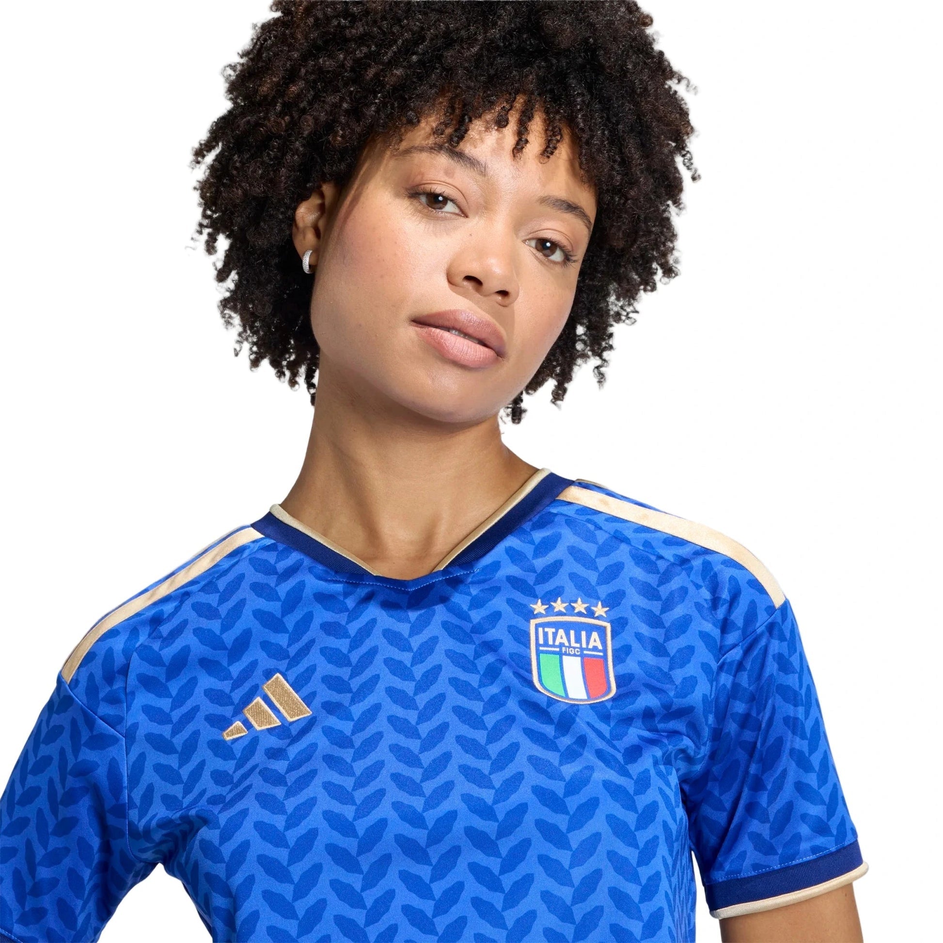Italy 2026  Women's Stadium Home Cropped Soccer Jersey