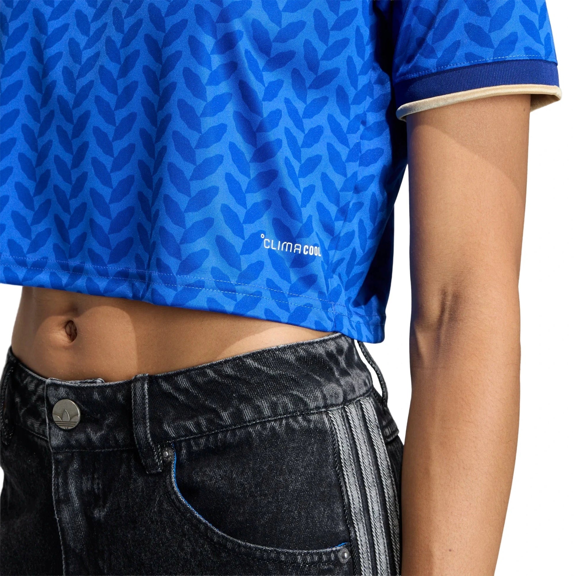 Italy 2026  Women's Stadium Home Cropped Soccer Jersey