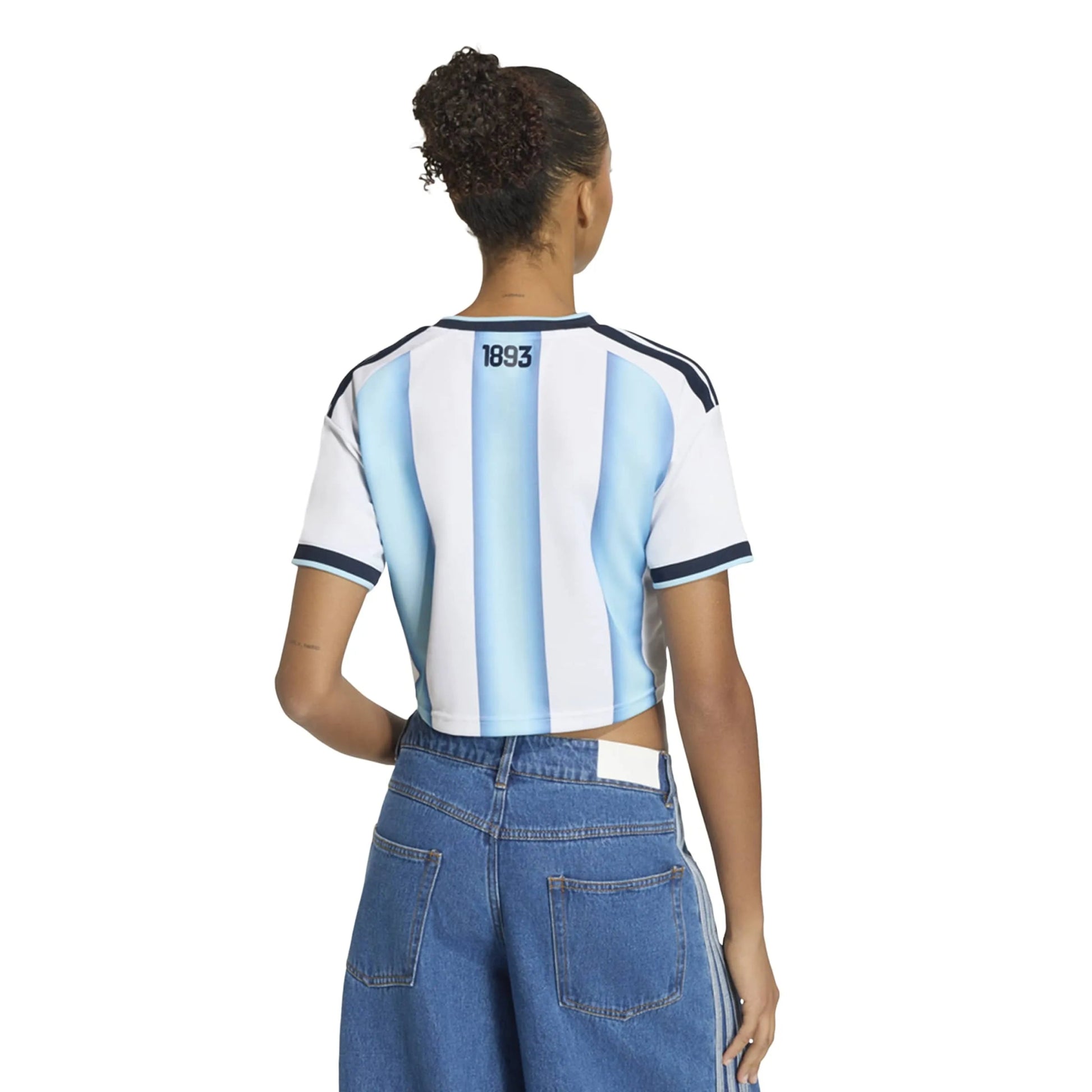 Argentina 2026  Women's Stadium Home Cropped Soccer Jersey