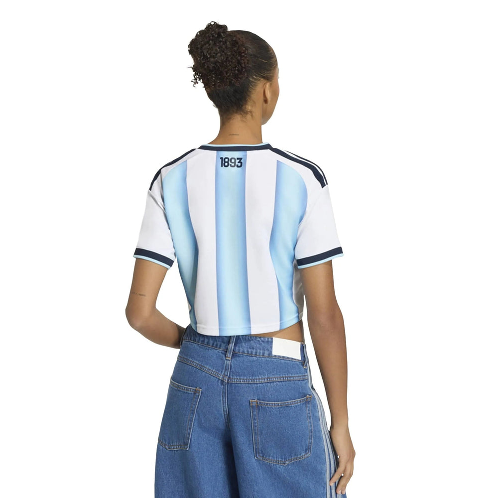 Argentina 2026  Women's Stadium Home Cropped Soccer Jersey
