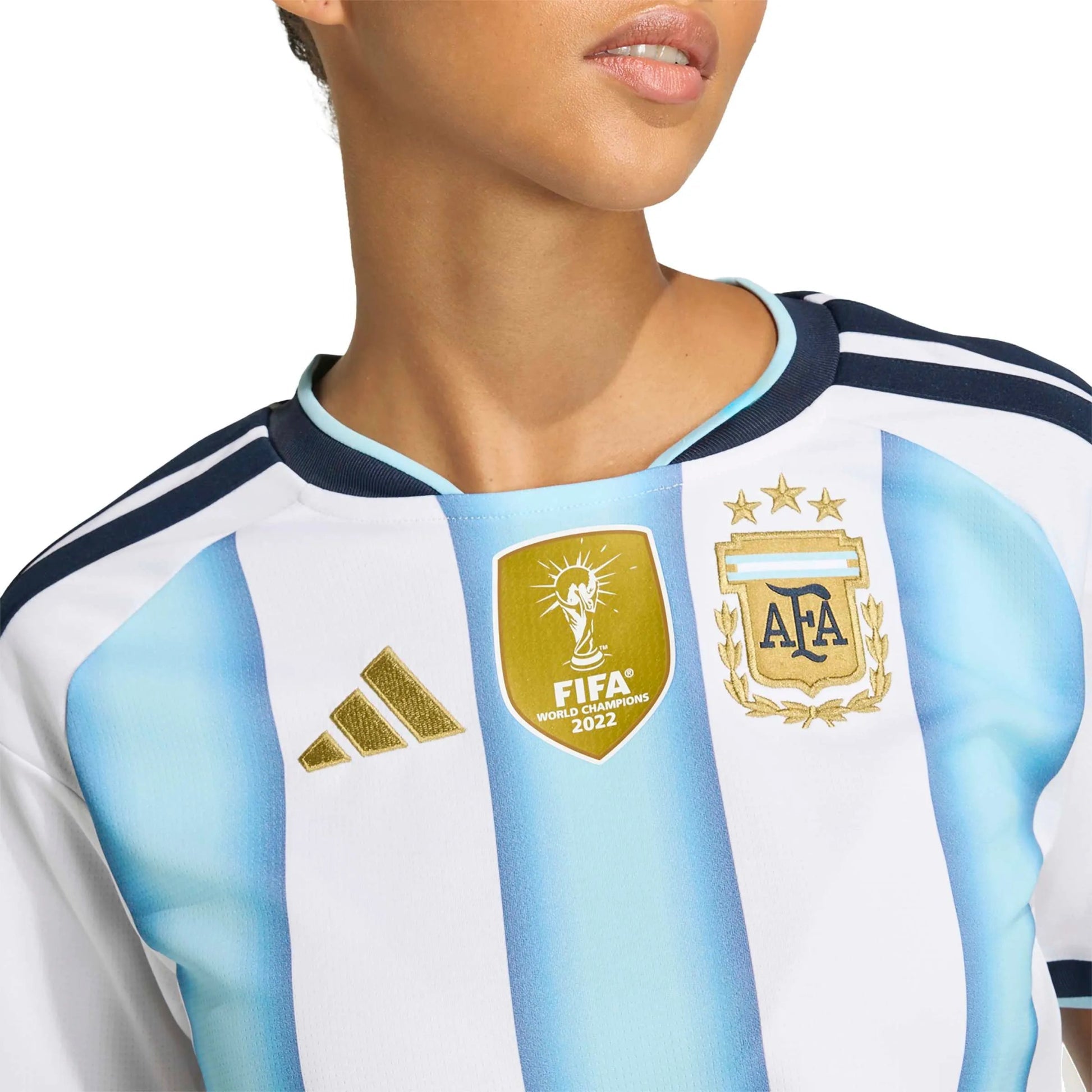 Argentina 2026  Women's Stadium Home Cropped Soccer Jersey