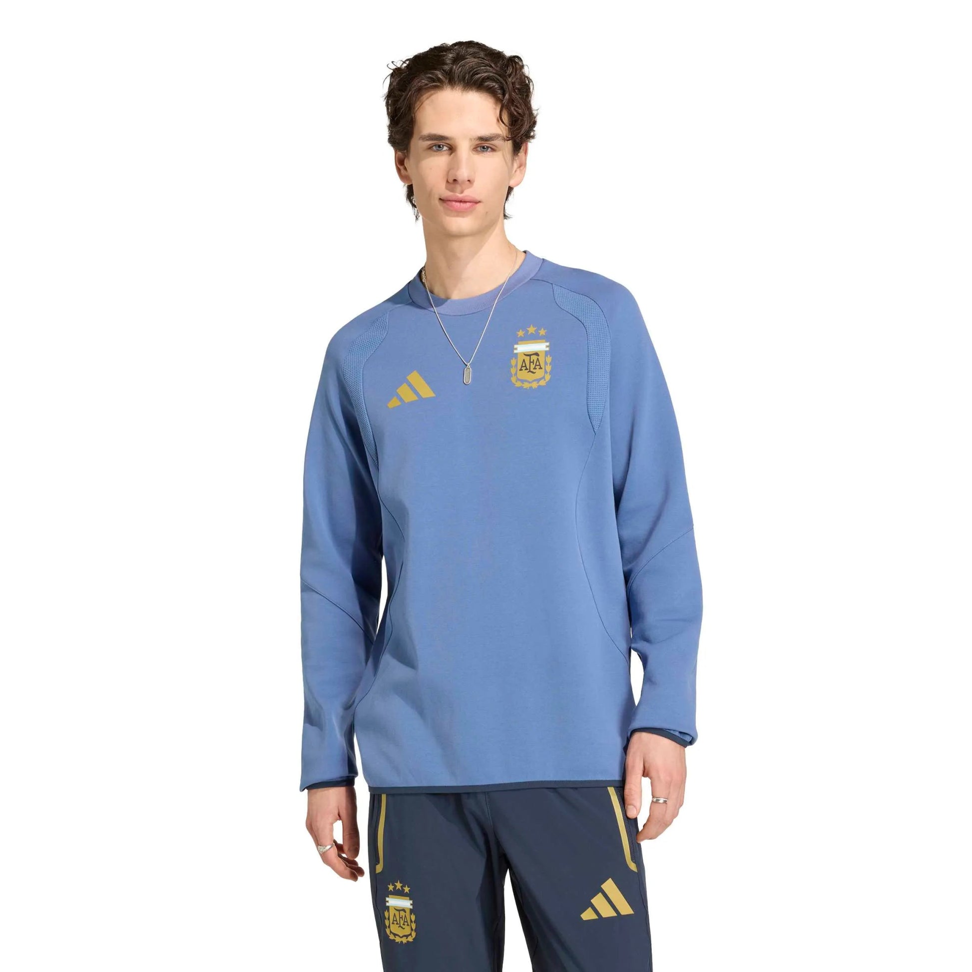 Argentina 2026  Men's Tiro Travel Crewneck Sweatshirt