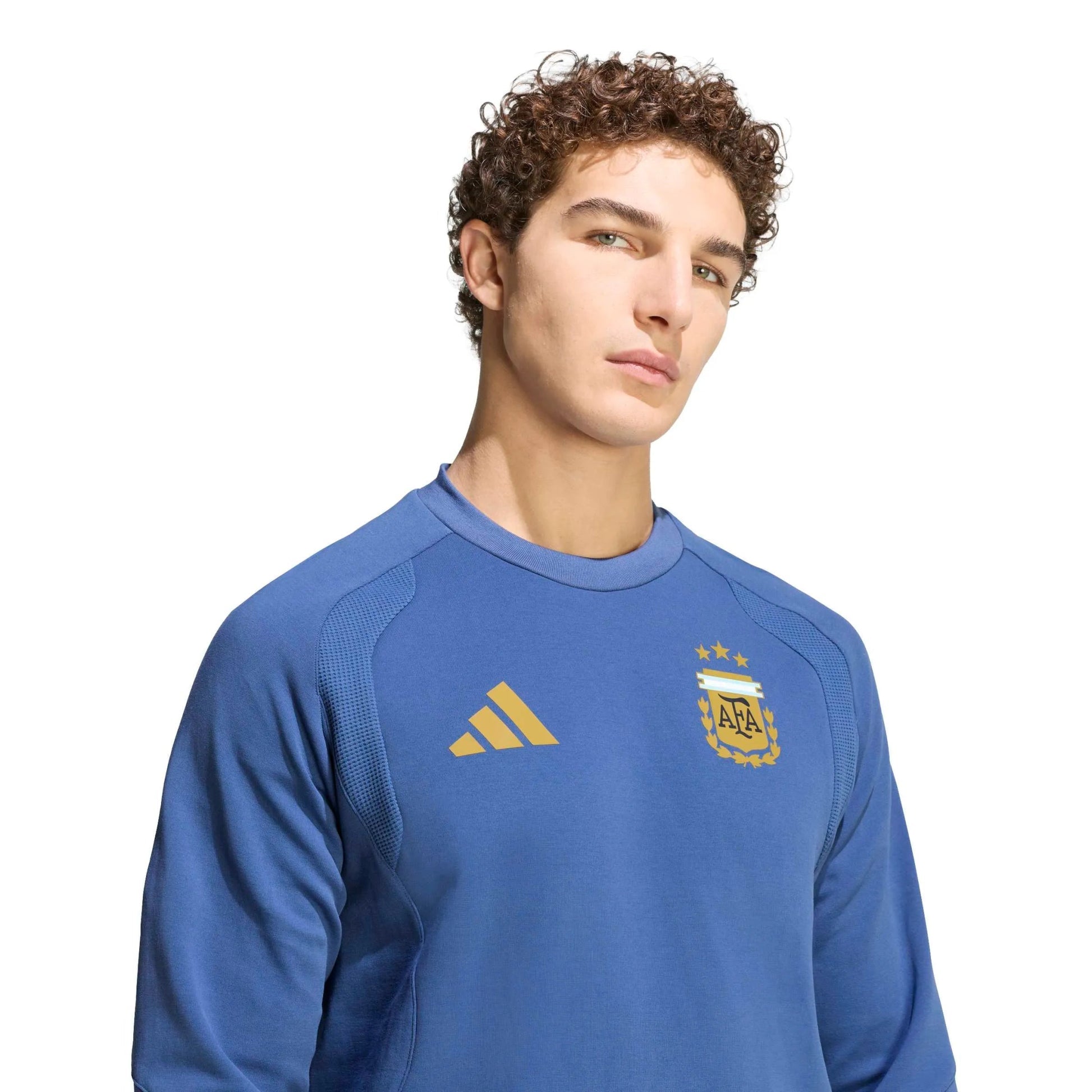 Argentina 2026  Men's Tiro Travel Crewneck Sweatshirt