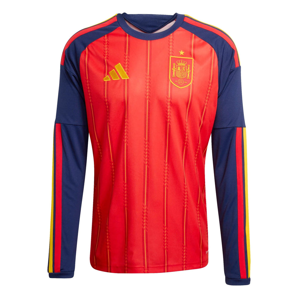 Spain 2026  Men's Stadium Home Long-Sleeve Soccer Jersey