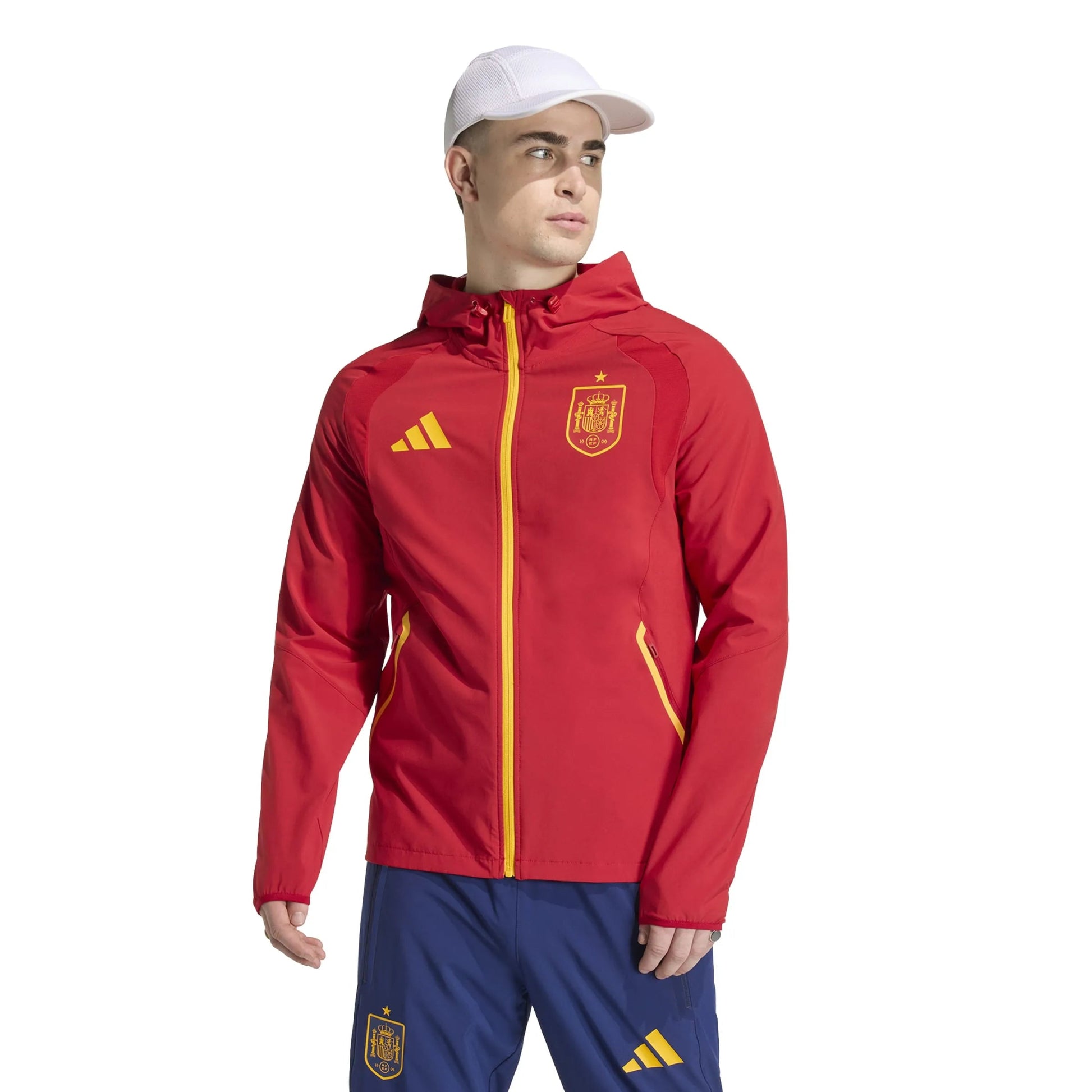 Spain 2026  Men's Tiro Travel Full Zip Windbreaker