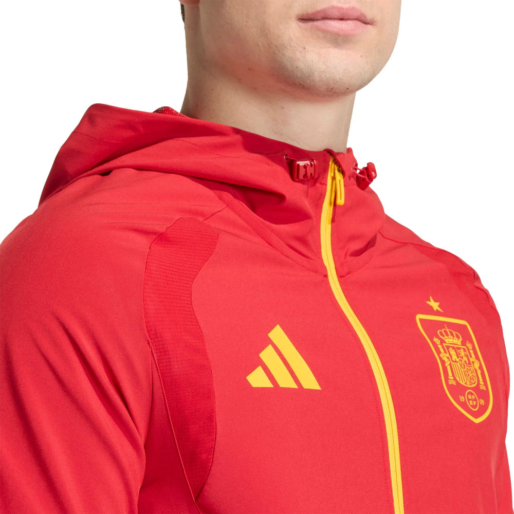 Spain 2026  Men's Tiro Travel Full Zip Windbreaker