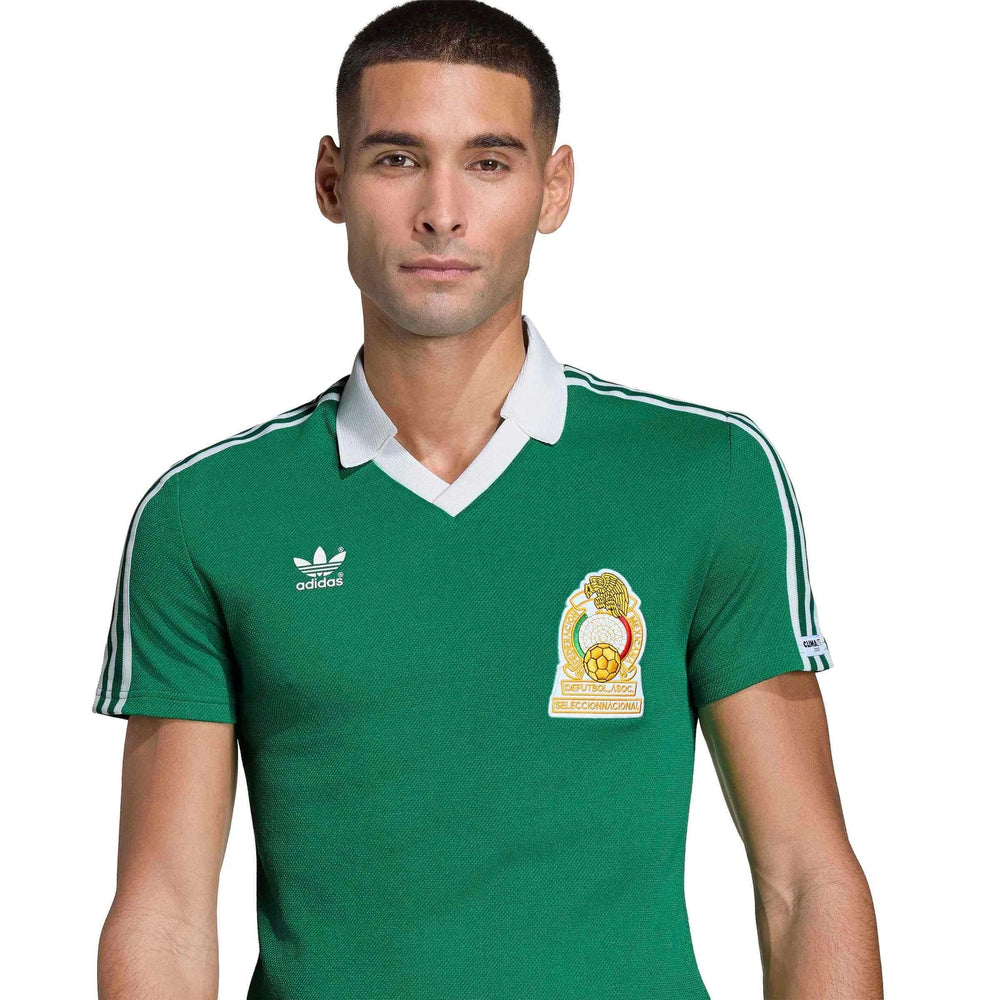 Mexico 1986  Men's Retro Stadium Home Soccer Jersey