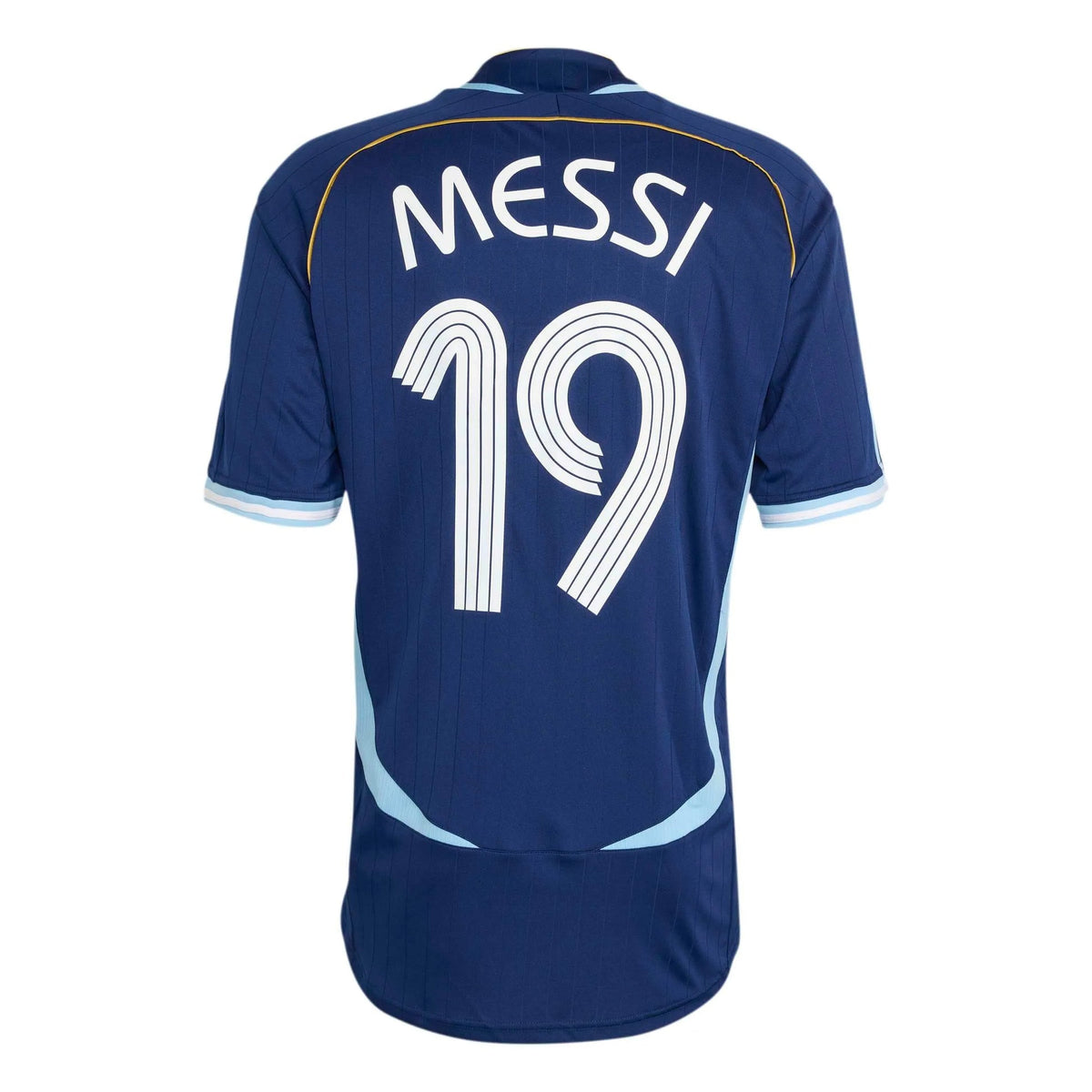 Argentina 2006  Men's Retro Stadium Away Messi #19 Soccer Jersey