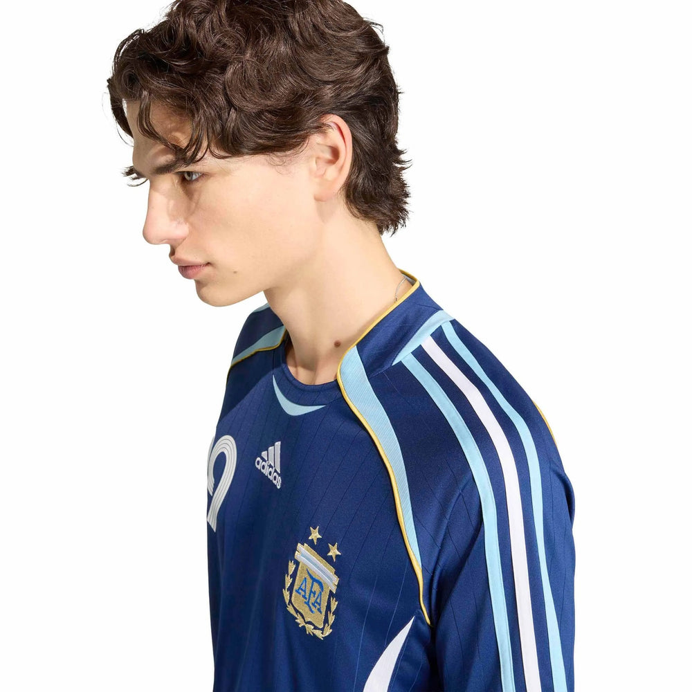 Argentina 2006  Men's Retro Stadium Away Messi #19 Soccer Jersey
