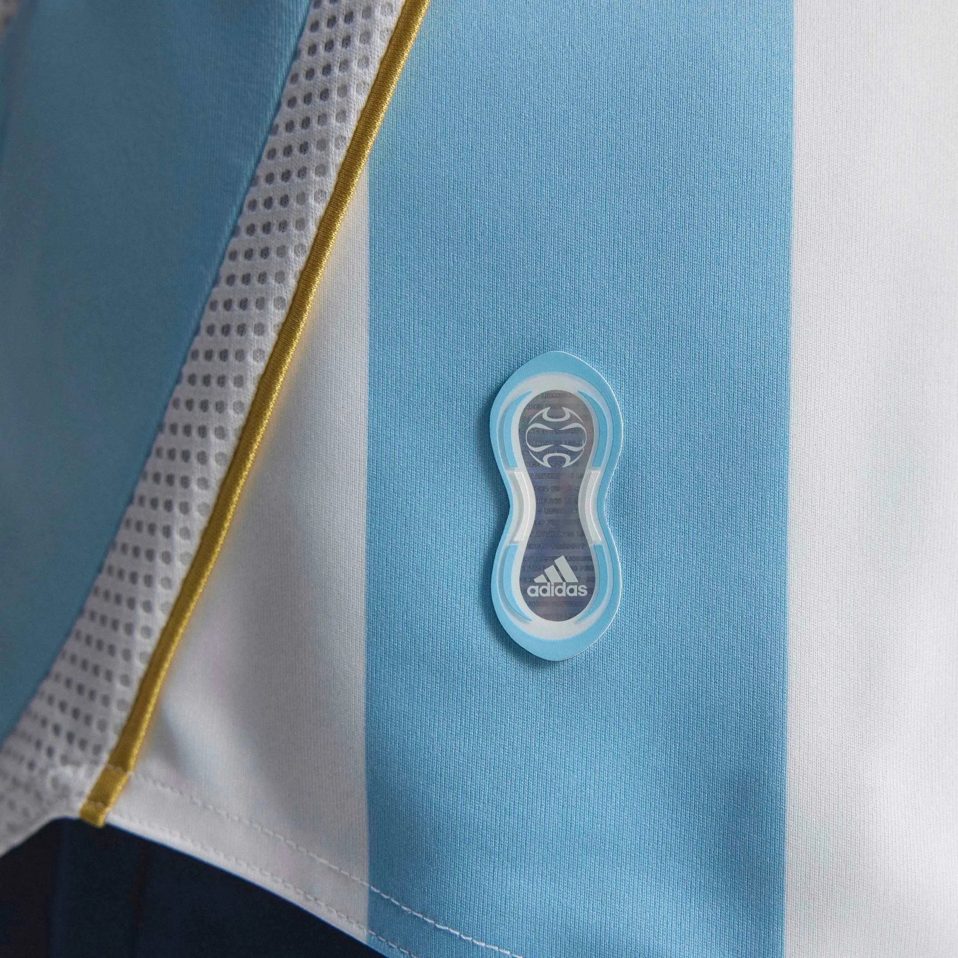Argentina 2006  Men's Retro Stadium Home Messi #19 Soccer Jersey