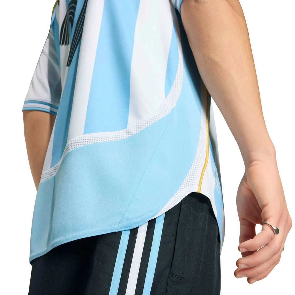 Argentina 2006  Men's Retro Stadium Home Messi #19 Soccer Jersey