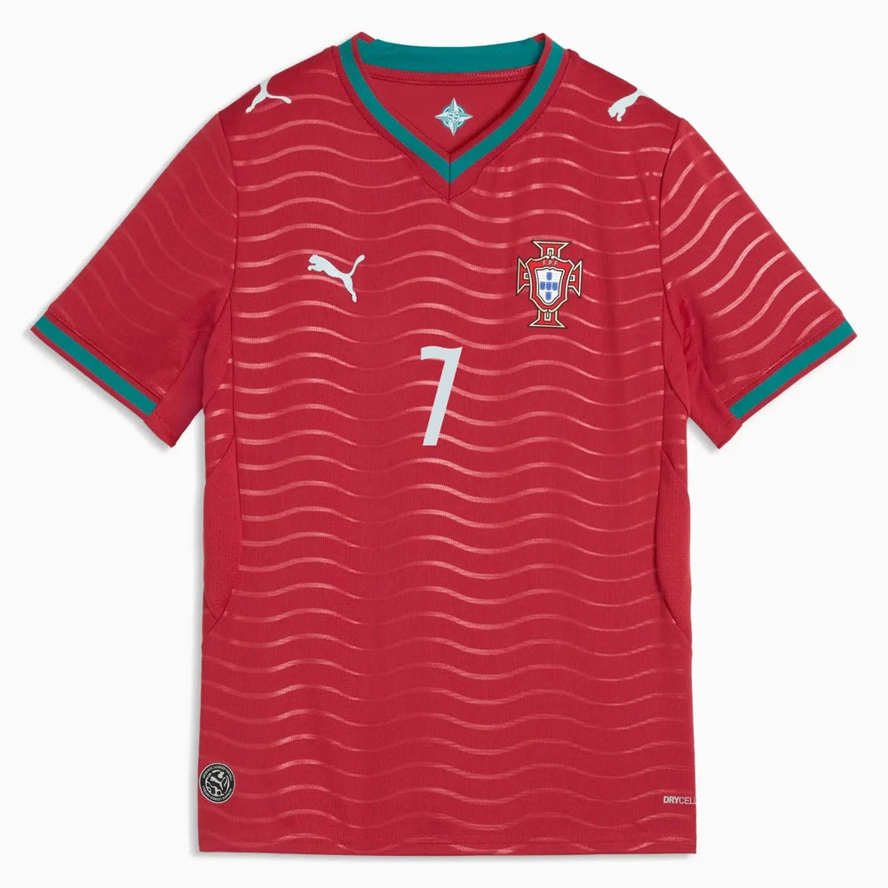 Portugal 2026  Youth Stadium Home Ronaldo #7 Soccer Jersey