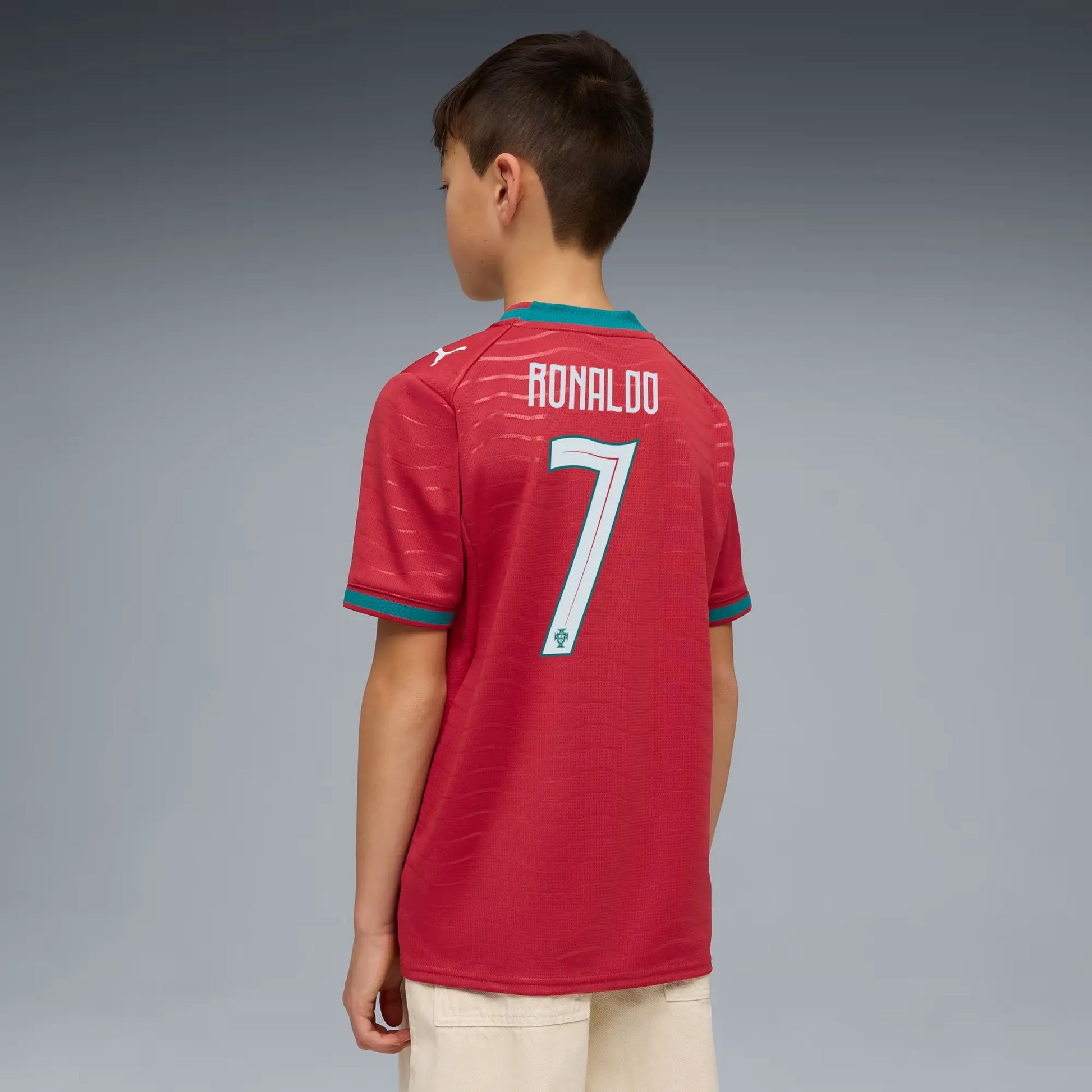 Portugal 2026  Youth Stadium Home Ronaldo #7 Soccer Jersey