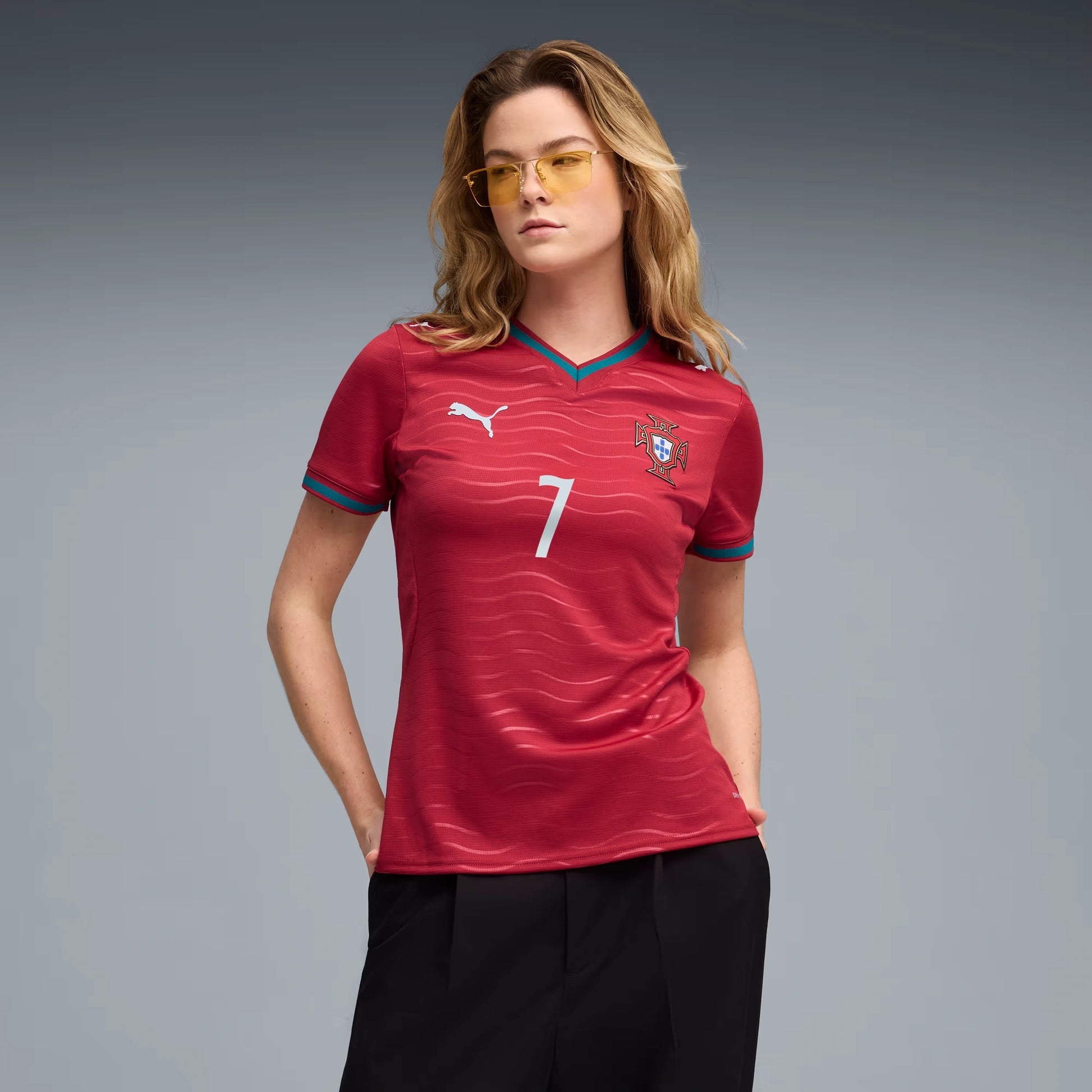 Portugal 2026  Women's Stadium Home Ronaldo #7 Soccer Jersey