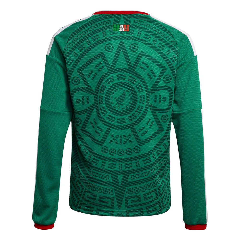 Mexico 2026  Youth Stadium Home Long-Sleeve Soccer Jersey
