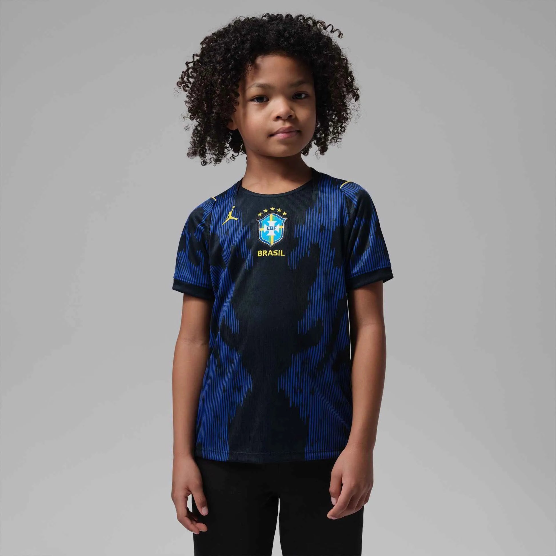 Brazil 2026-27  Little Kids' Stadium Away Soccer Jersey