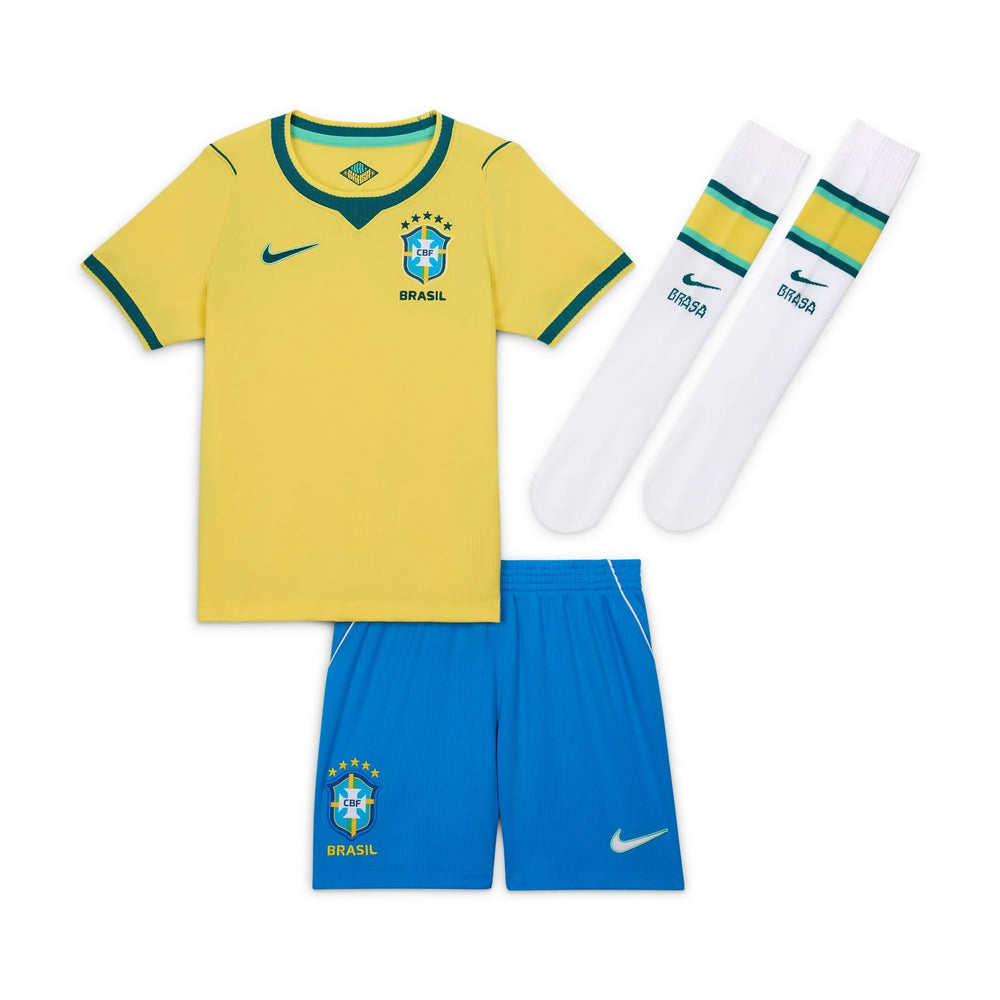 Brazil 2026-27  Little Kids' Stadium Home Kit