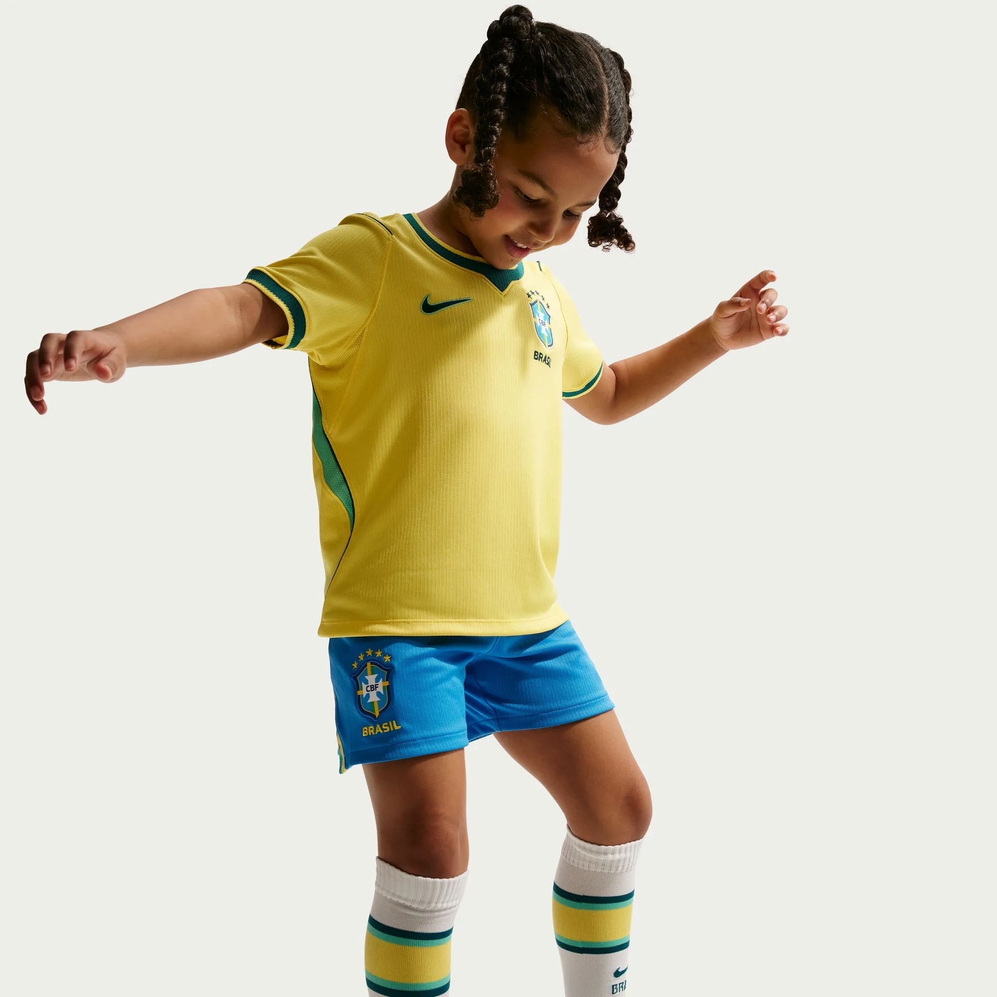 Brazil 2026-27  Little Kids' Stadium Home Kit