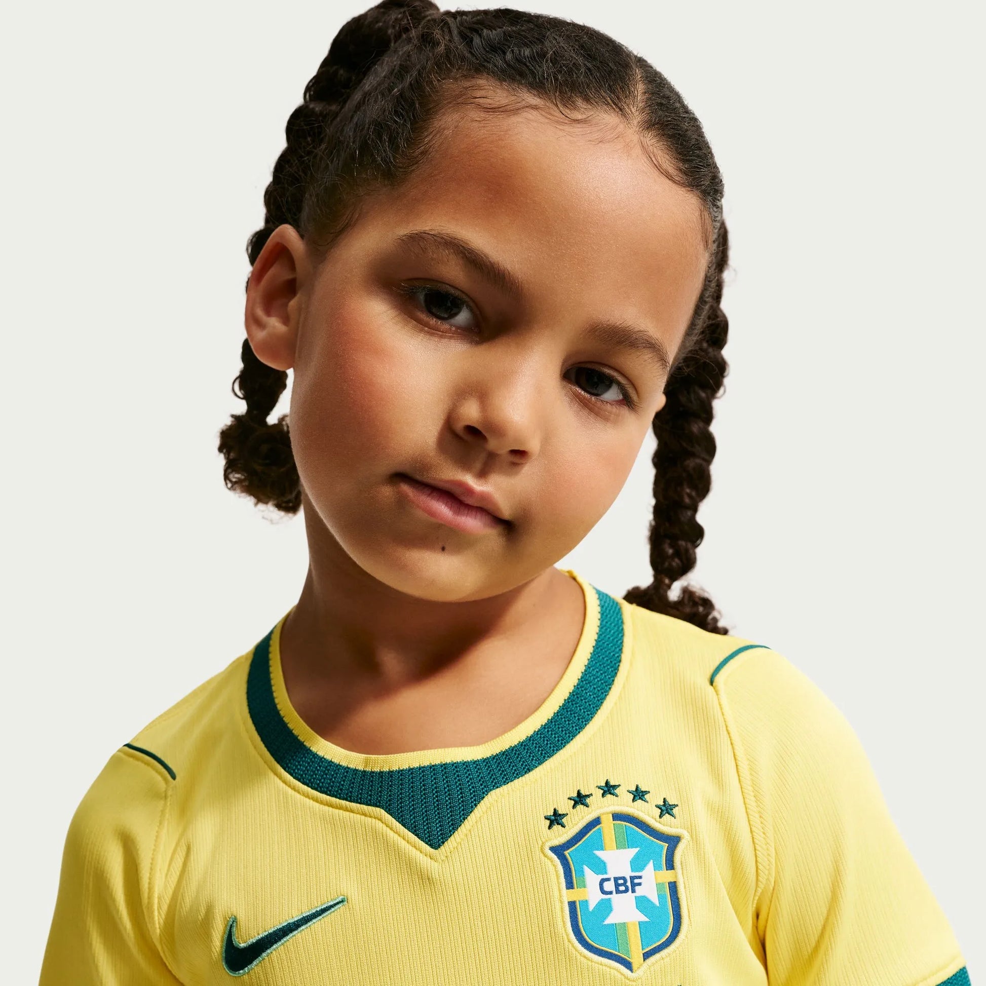 Brazil 2026-27  Little Kids' Stadium Home Kit