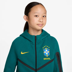 Brazil 2026-27  Youth Full-Zip Tech Fleece Hoodie