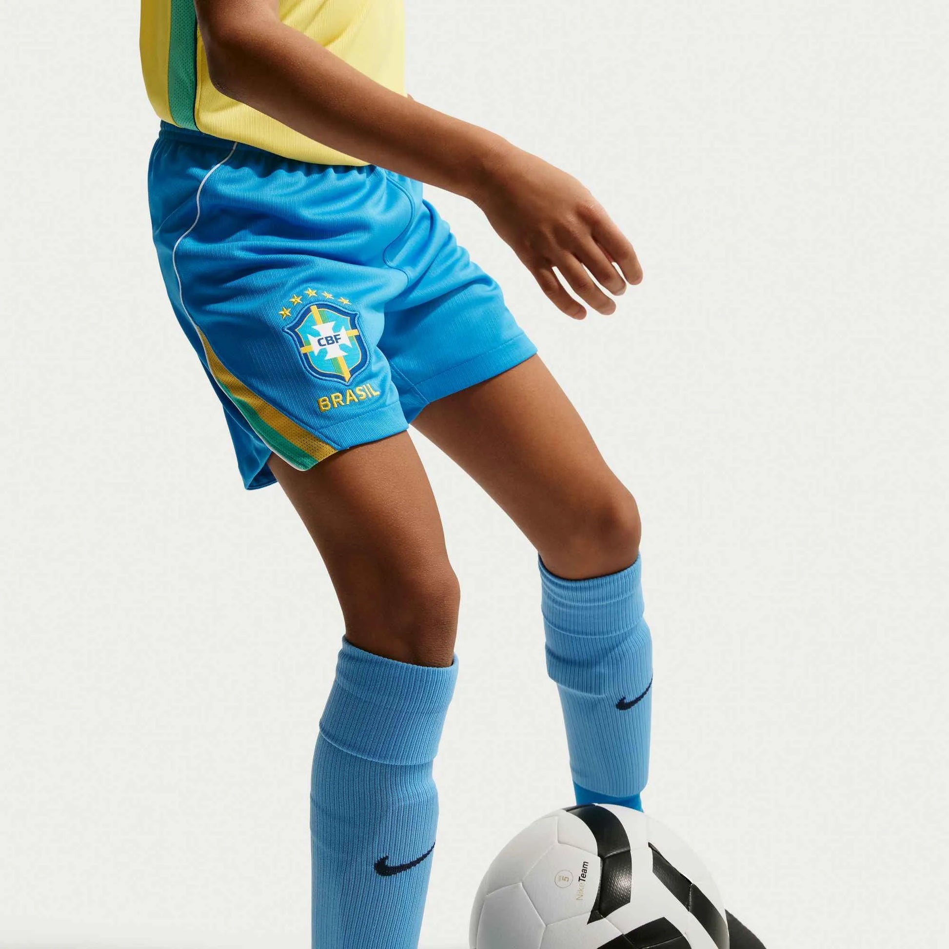 Brazil 2026-27  Youth Stadium Home Shorts