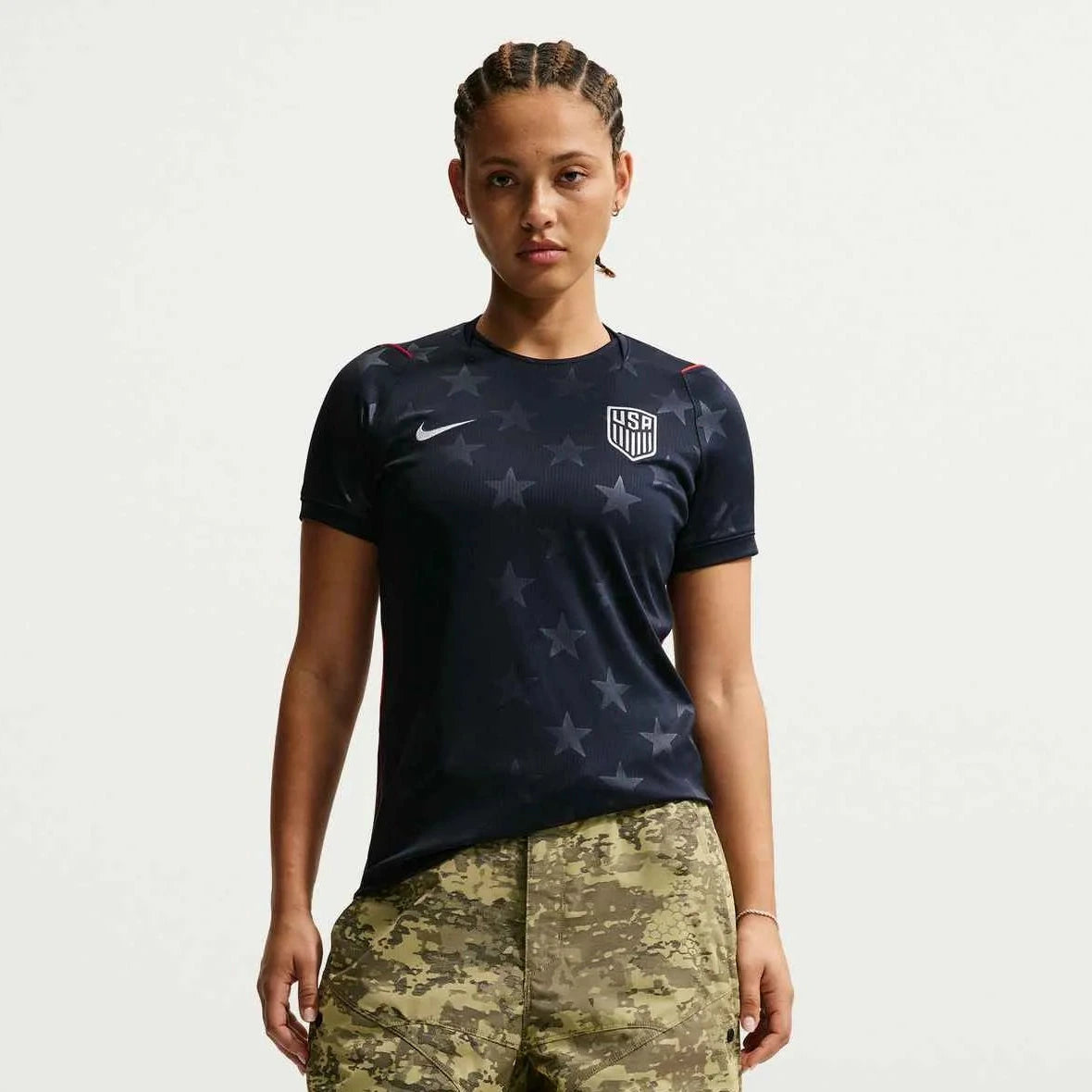USA 2026-27 USMNT Women's Stadium Away Soccer Jersey